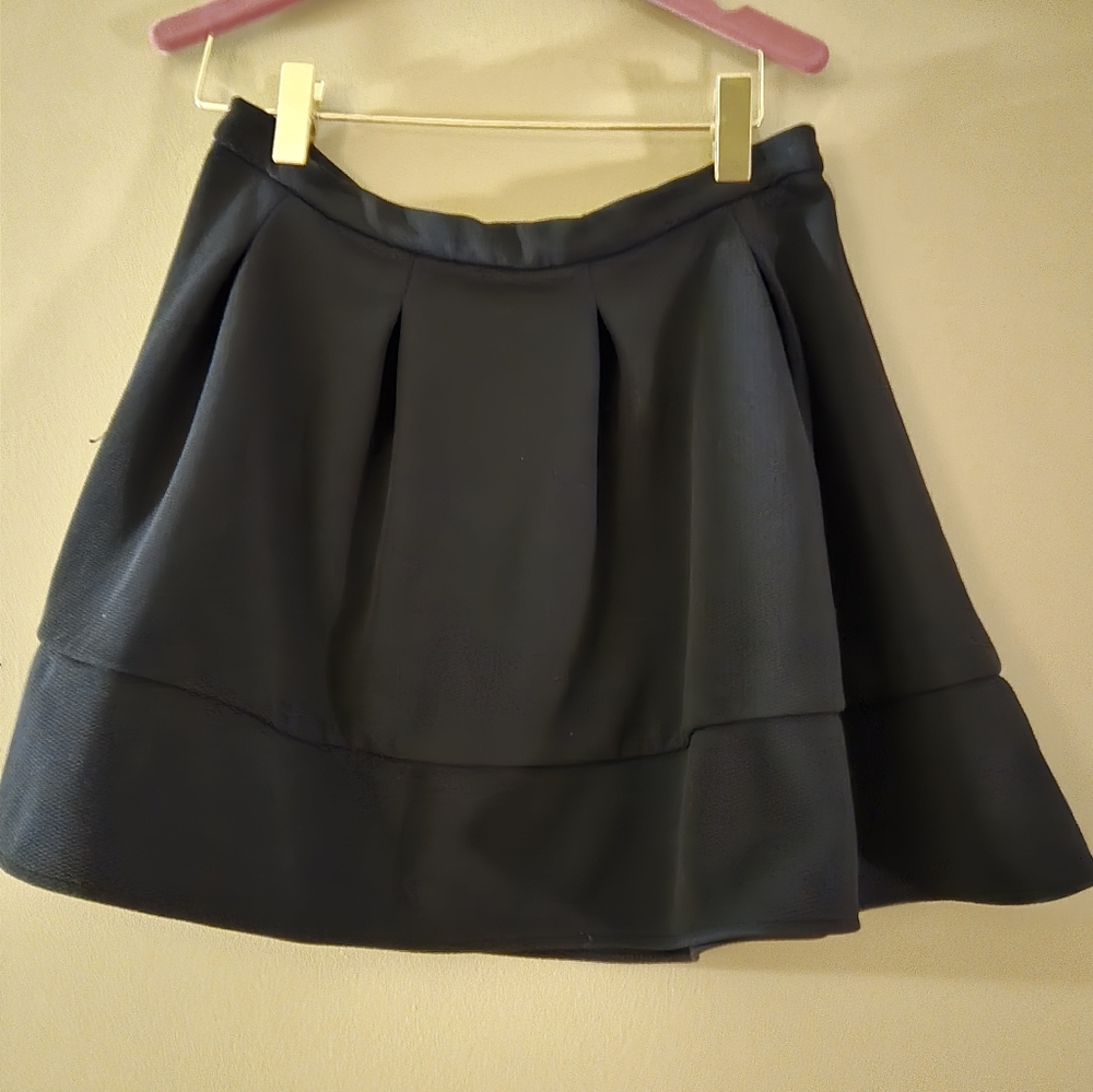 ASOS Size 10 Black Skater Skirt